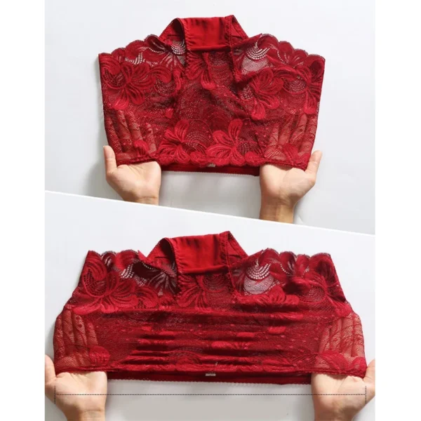 Shorty sexy en dentelle , entrejambe en coton transparent - 140725/2034 – Image 8