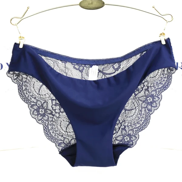 Culotte en dentelle Sexy, sans couture, coton, taille basse - 180725/2327 – Image 4