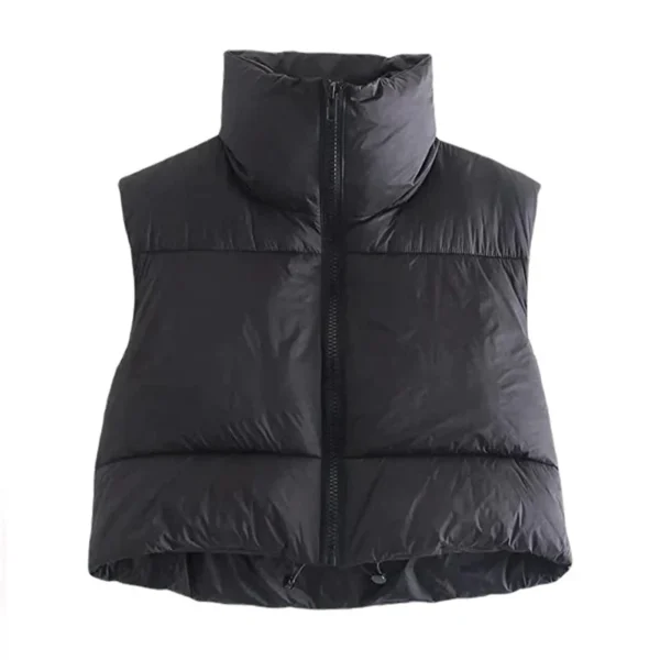 Veste bombers en coton, col montant, court, chaud - 190725/2006 – Image 7