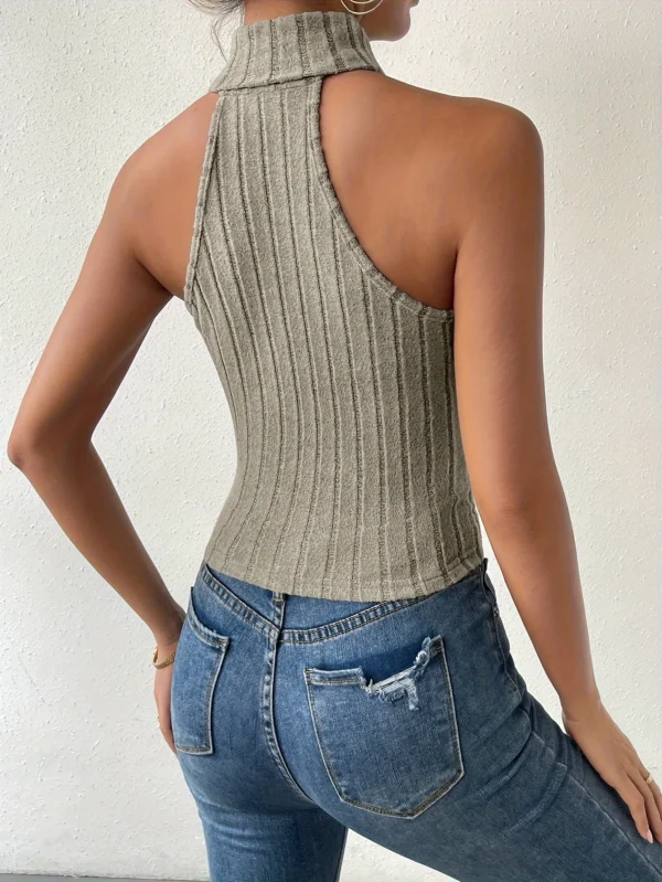 Petit gilet sans manche avec col tête en T - 190725/1803 – Image 2