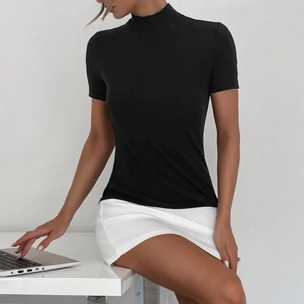 Robe femme Style élite contraste Simple Ultra-courte et sexy - 130725/1946 – Image 5