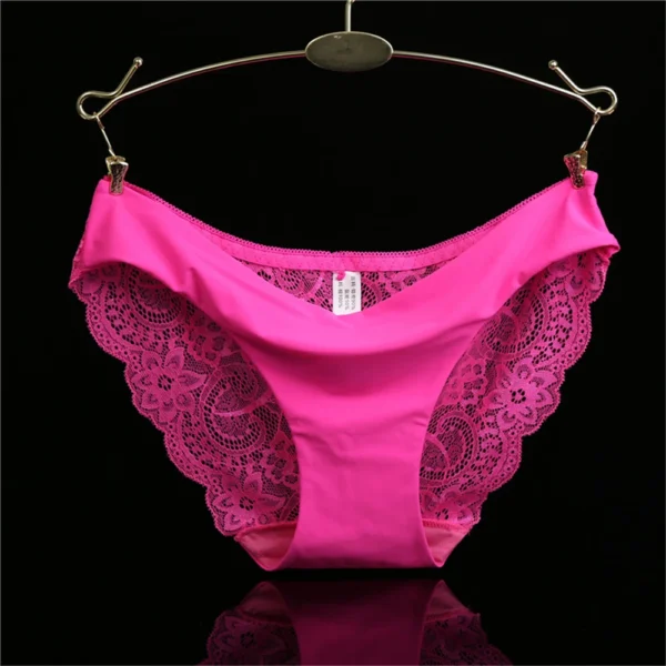 Culotte en dentelle Sexy, sans couture, coton, taille basse - 180725/2327 – Image 3