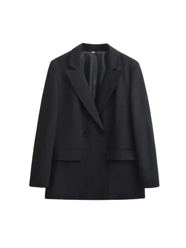 Manteau Blazer à Double boutonnage, manches longues, poches à rabat - 190725/1854 – Image 4