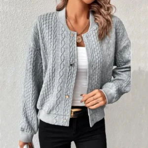Veste à Manches longues, décontract avec boutons - 220725/1837