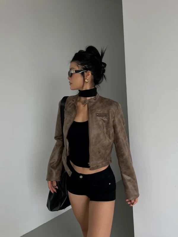 Veste effet cuir, coupe  droite  - 190725/2039 – Image 6