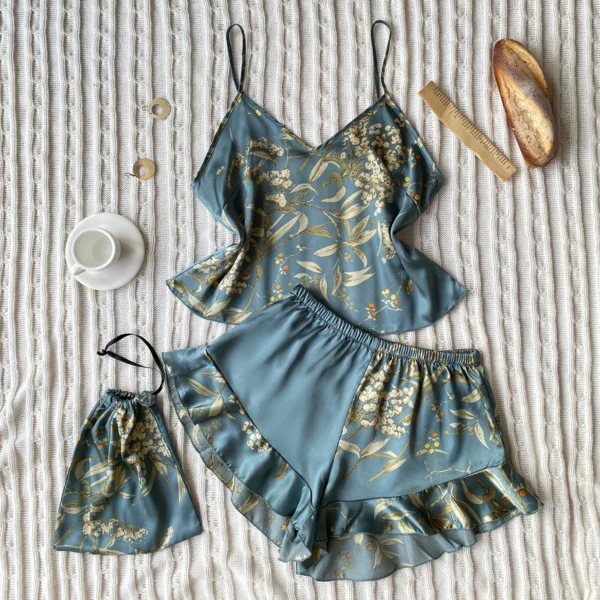 Ensemble pyjama élégant imprimé Floral - 130725/1355