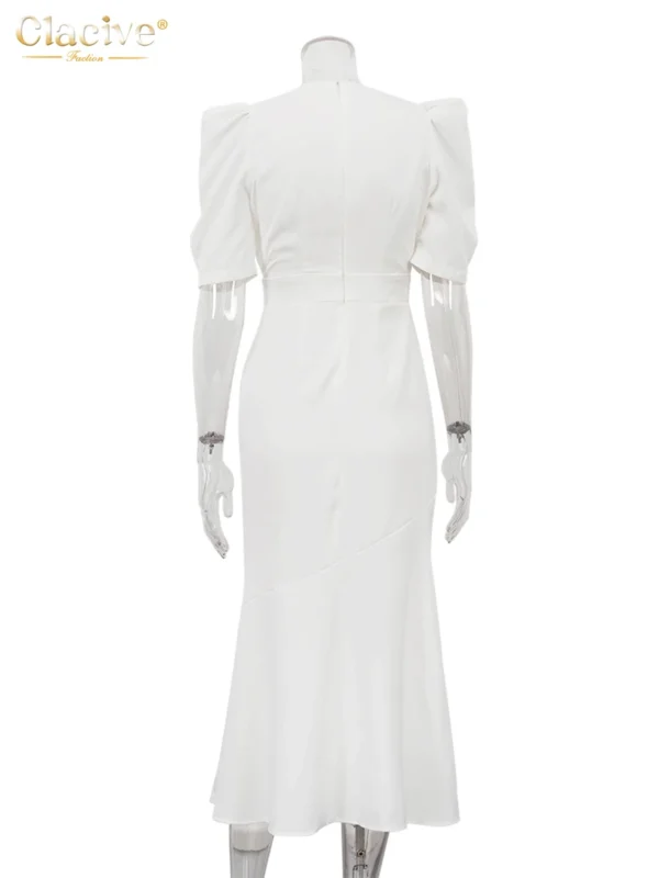 Robe longue de soirée, bouton poitrine - 140725/0953 – Image 8