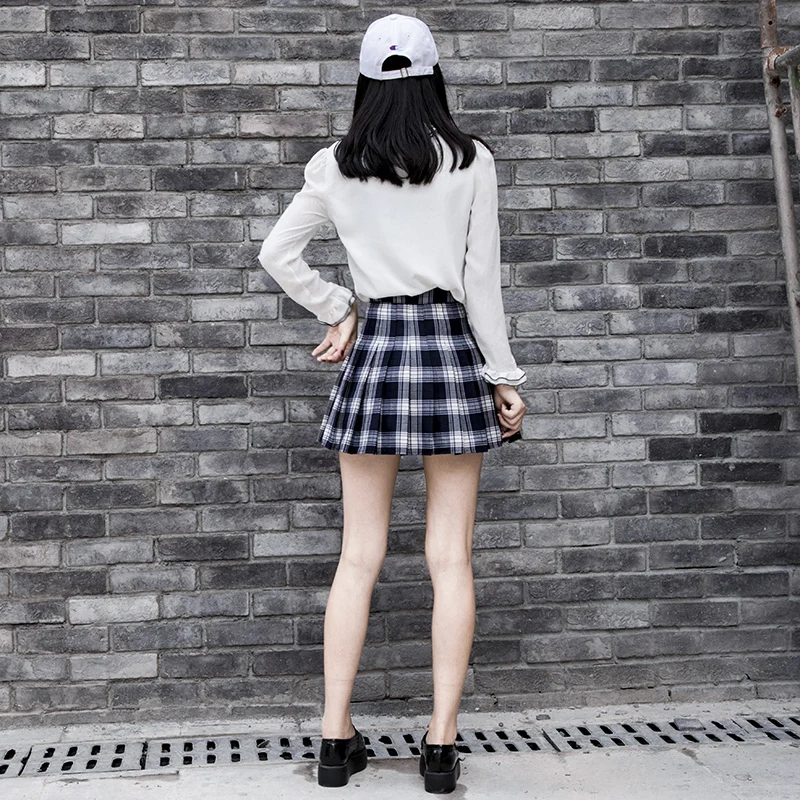 Mni jupe uni où à motif tartan, Sexy - 150725/2354 – Image 6