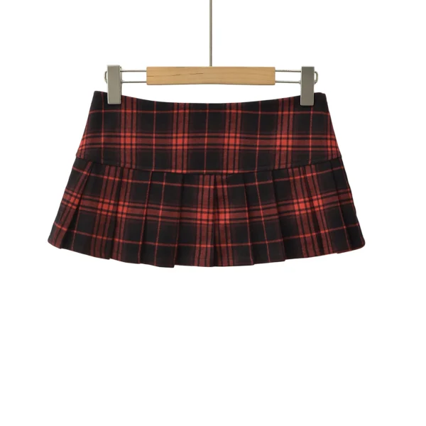 Mini jupes d'été, vintage, mode coréenne, jupes à carreaux - 160725/0019 – Image 4