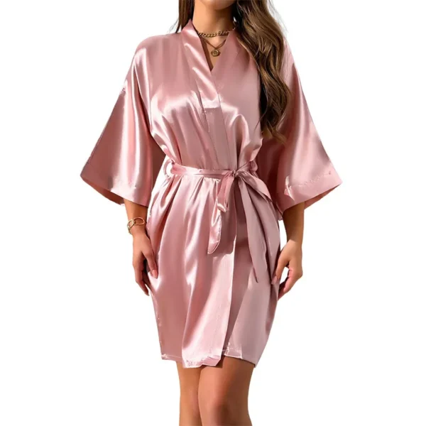 Pyjamas robe de nuit Sexy  trois ensembles décontracté - 130725/1402 – Image 4