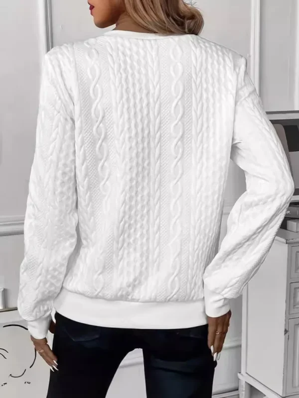 Pull décontracté en coton - 220725/1831 – Image 2
