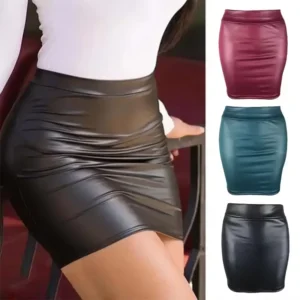 Mini jupes taille haute coupe ajustée hanche - 160725/2057