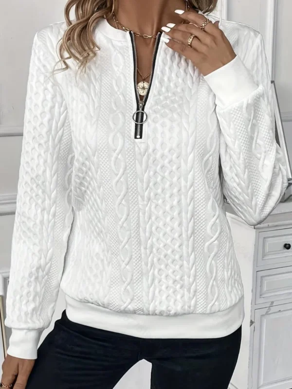 Pull décontracté en coton - 220725/1831 – Image 3