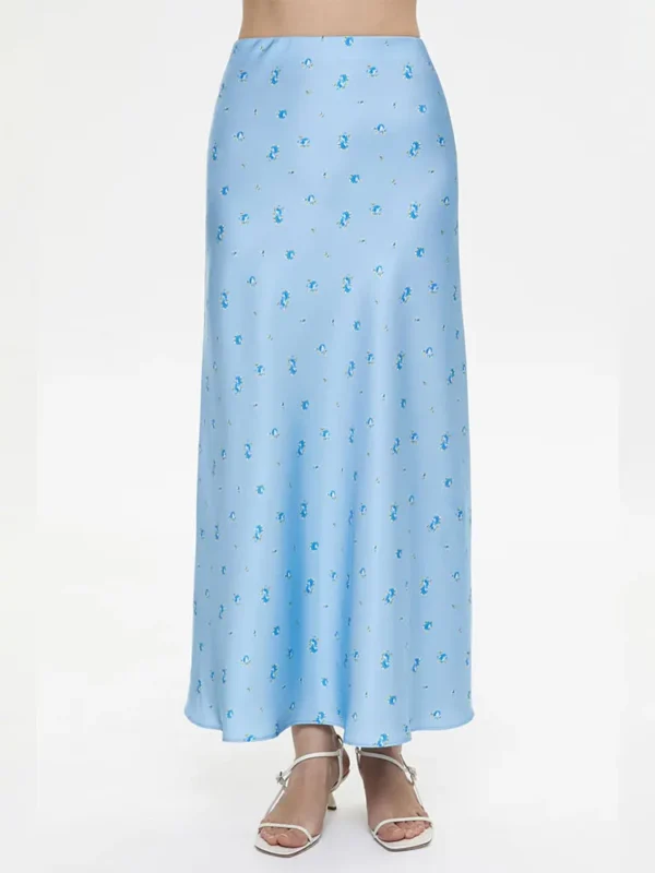 Jupe Longue Imprimée, Taille Haute,  Patchwork, Slim, Élégant - 160725/1947 – Image 7