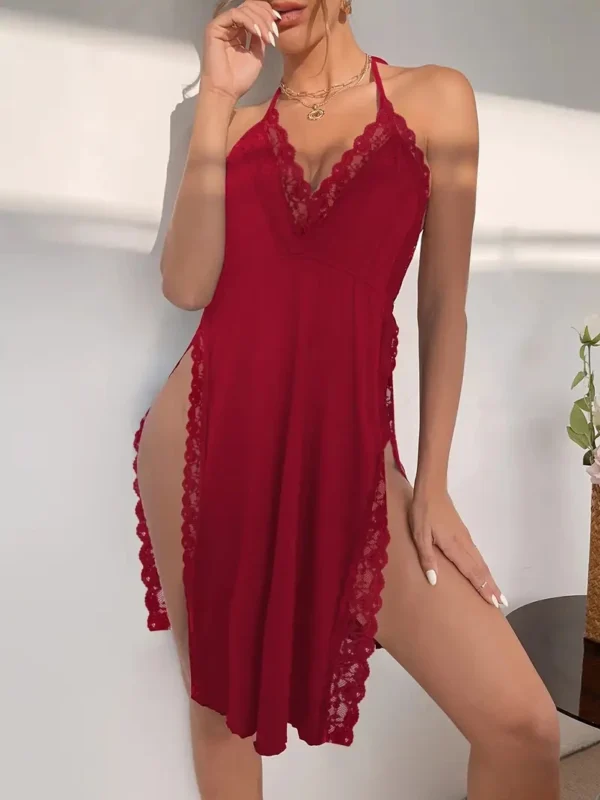 Nuisette sexy en dentelle, décolleté plongeant en V - 200725/2302 – Image 8