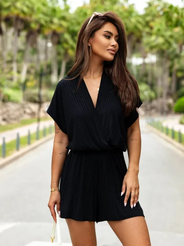 Robe à lacets à col en V sans manches - 130725/2211 – Image 2
