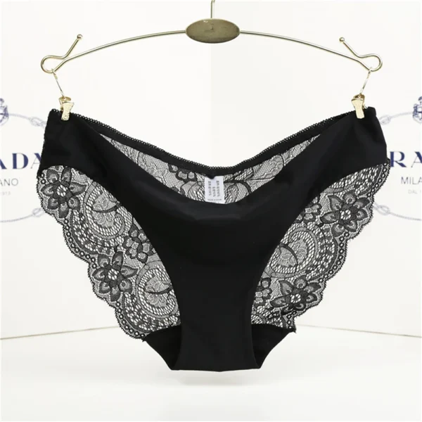 Culotte en dentelle Sexy, sans couture, coton, taille basse - 180725/2327 – Image 2