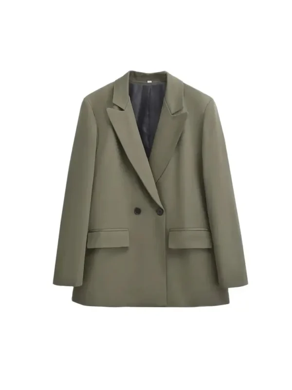 Manteau Blazer à Double boutonnage, manches longues, poches à rabat - 190725/1854 – Image 5