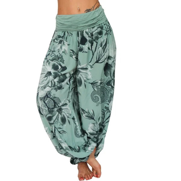 Pantalon décontracté à jambes larges et imprimée - 270725/0904 – Image 5