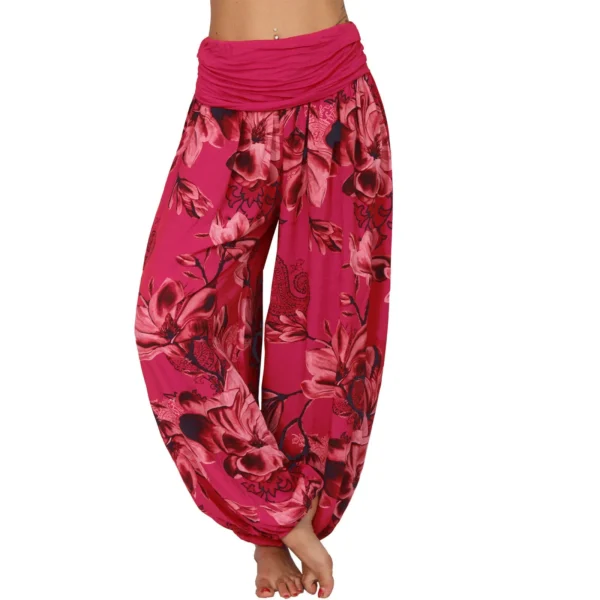Pantalon décontracté à jambes larges et imprimée - 270725/0904 – Image 2