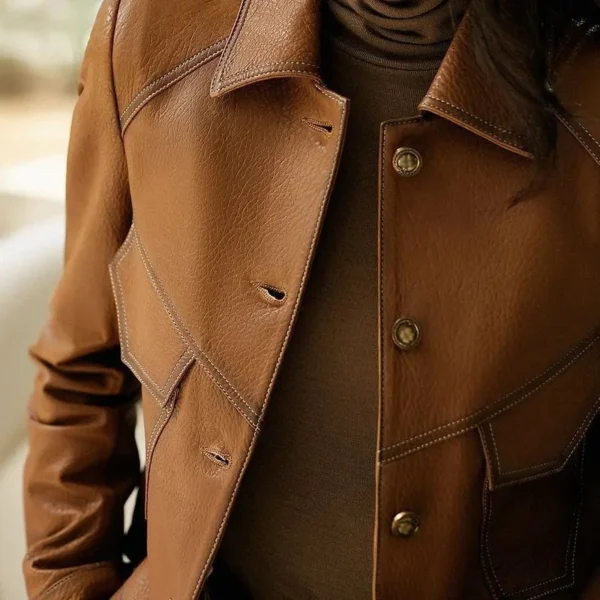 Manteau en simili cuir - 300725/2247 – Image 6