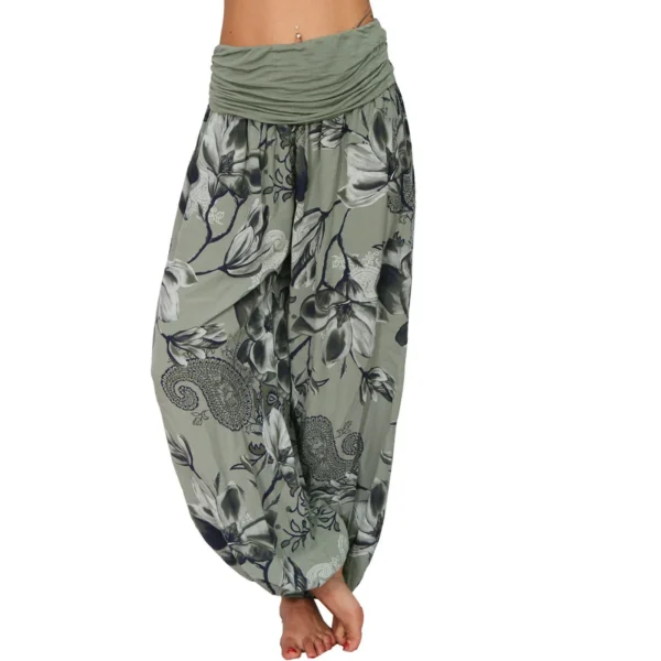 Pantalon décontracté à jambes larges et imprimée - 270725/0904 – Image 3