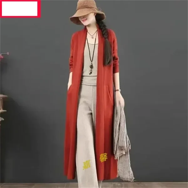 Pull tricoté Long, décontracté et ample - 300725/2315 – Image 2