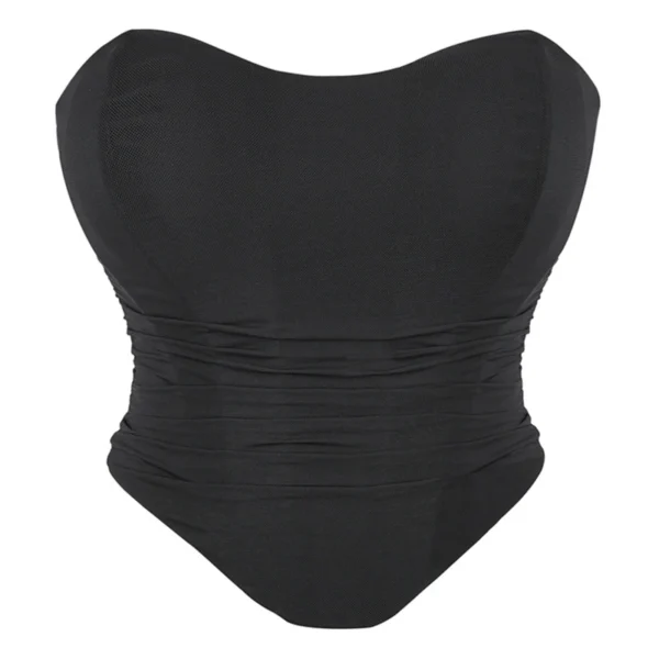 Bustier en maille, Vintage, sans bretelles, dos ouvert - 030825/1205 – Image 2