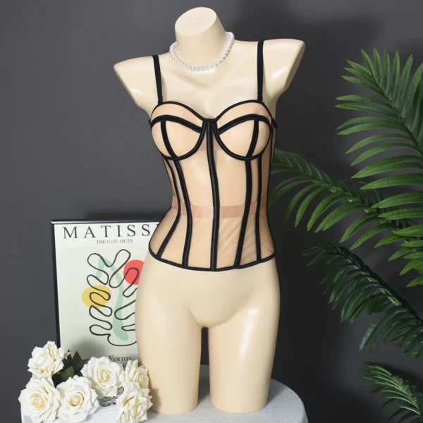 Bustier armature acier, soutien-gorge haut mince - 030825/1952 – Image 3