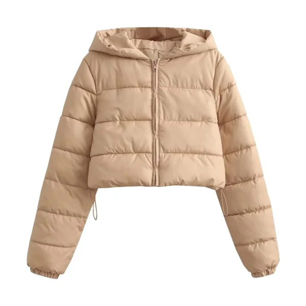 Manteau matelassé, pardessus zippé avec capuche - 070825/0800 – Image 5