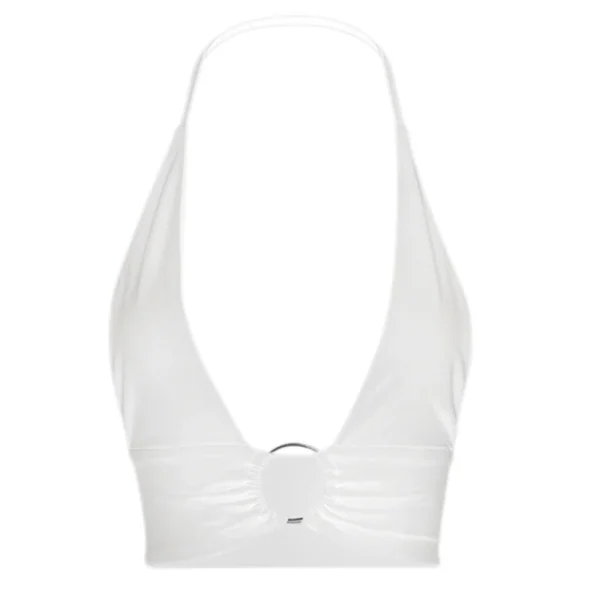 Haut Sexy Licou Col En V , Sans Manches Gilets – Image 5