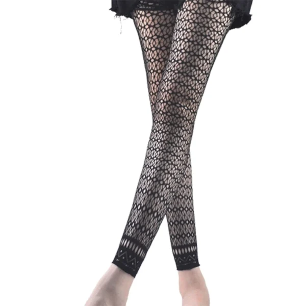 Leggings sans pieds en résille transparent, sexy - 030825/2010 – Image 6