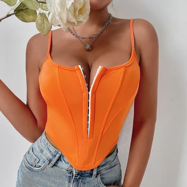 Corset en Maille avec Bretelles Spaghetti - 030825/1933 – Image 3