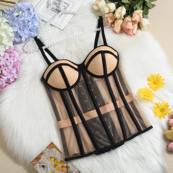 Bustier armature acier, soutien-gorge haut mince - 030825/1952 – Image 6
