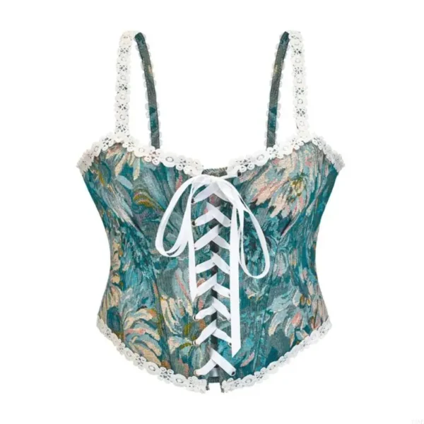 Bustier imprimé floral - 030825/0512 – Image 3