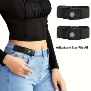 Ensemble 2 pièces ceinture  sans boucle élastique - 020825/2259