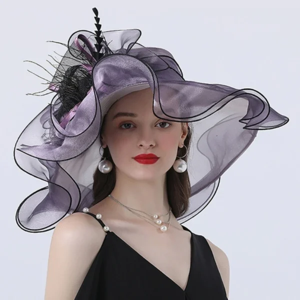 Chapeau melon en Organza - 030825/2012 – Image 2