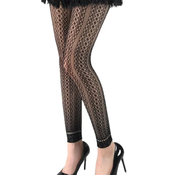Leggings sans pieds en résille transparent, sexy - 030825/2010 – Image 2