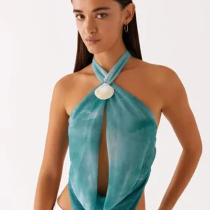 Débardeur licou Sexy et évider, épaules dénudées sans manches, dos nu - 120825/1636