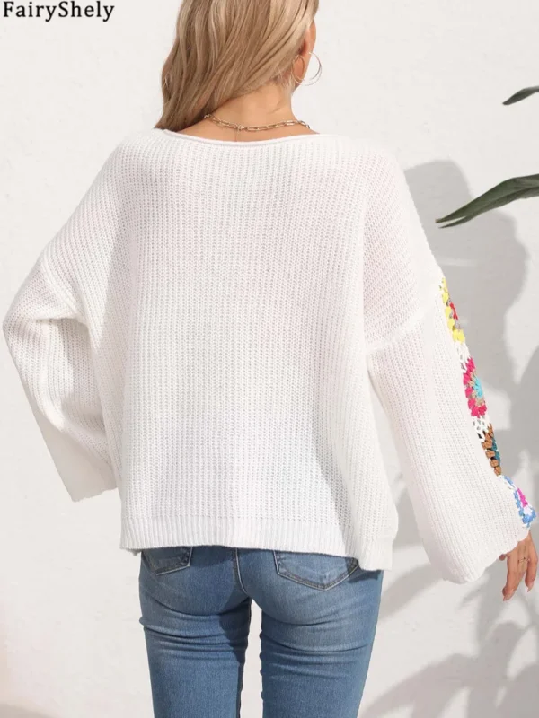 Pull à manches longues tricoté - 070825/2240 – Image 6