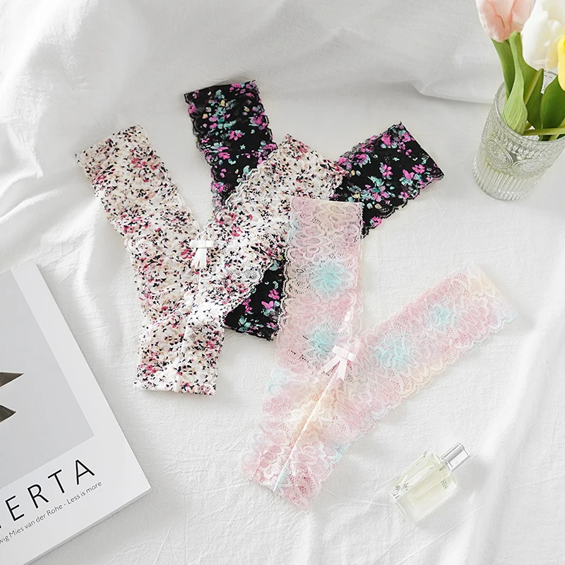 string sexy à fleurs, lingerie respirante ultra-fine - 05042026/2151 – Image 4